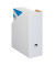 Stehsammler 100420039 Color 105x260x310mm A4 Hartpappe weiß