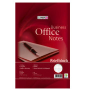 Schreibblock Office A4 kariert weiß 2 fach gelocht 50 Blatt