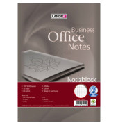 Notizblock 367505009 Recycling, kariert, A5, 60g, grau, 50 Blatt