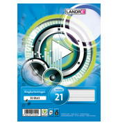 Ringbucheinlagen 100050495, liniert, A5, 70g, 6-fach-Lochung