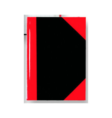 Chinakladde 29116, Chinakladde, schwarz, A6, kariert, 60g, 96 Blatt / 192 Seiten