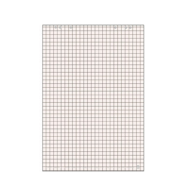 Flipchartblock 100050589, 68x99cm, kariert / blanko, 80g