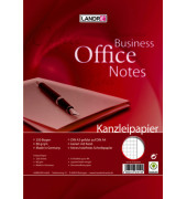 Kanzleipapier Office 100050623 A3 auf A4 gefalzt, kariert mit Rand, weiß