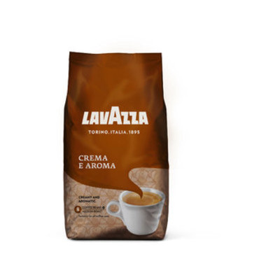 Lavazza Espresso Crema E Aroma 1kg ganze Kaffee-Bohne braune Tüte 