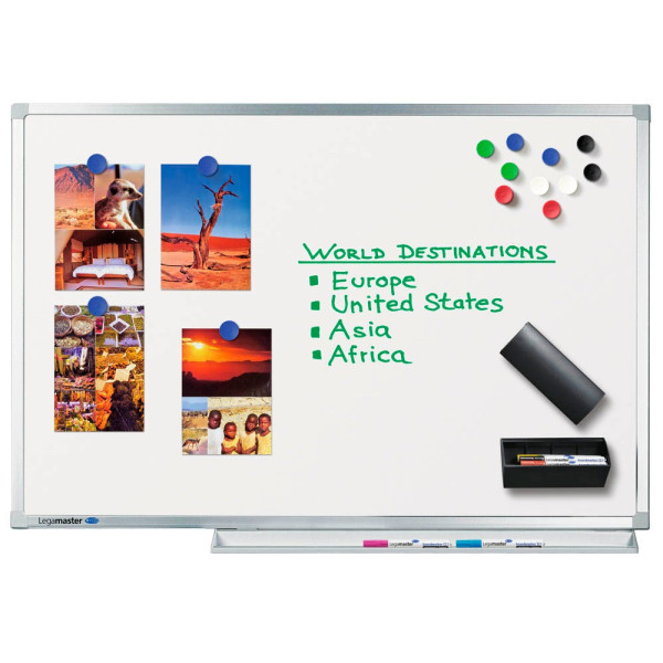 Legamaster Whiteboard Professional, 7-100073, 150x120cm (BxH), emailliert, Aluminiumrahmen 8713797097789 Legamaster