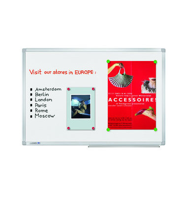Whiteboard Universal Plus 200 x 100cm emailliert Aluminiumrahmen Whiteboard Universal Plus 200 x 100cm emailliert Aluminiumrahmen