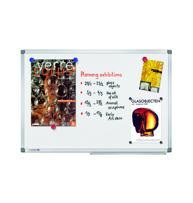 Whiteboard Universal 120 x 90cm lackiert Aluminiumrahmen Whiteboard Universal 120 x 90cm lackiert Aluminiumrahmen
