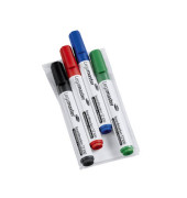 Boardmarker-Set TZ100, 7-110594, Etui, rot, blau, gr&uuml;n, schwarz, 1,5-3mm Rundspitze