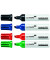 Boardmarker-Set TZ150, 7-115094, Etui, rot, blau, gr&uuml;n, schwarz, 2-7mm Keilspitze