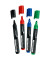 Flipchartmarker-Set TZ 41, 7-155094, Pack, rot,blau,grün,schwarz, 2-5mm Keilspitze