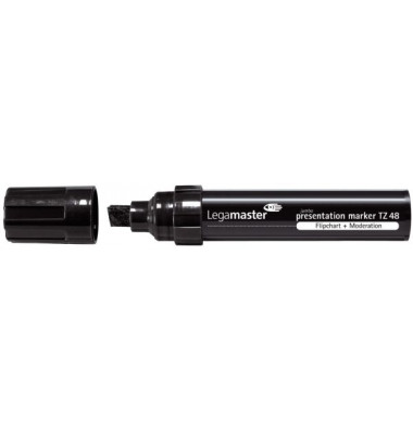 Flipchartmarker TZ 48, 7-155501, Packung, schwarz, 3-10mm Keilspitze