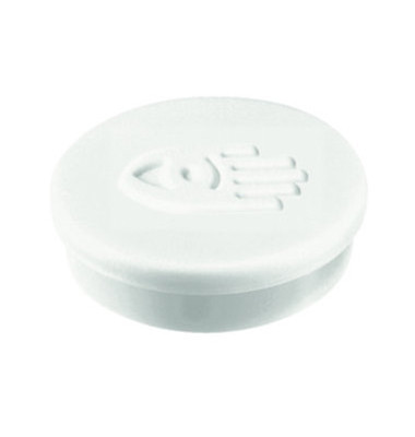 Haftmagnet 7-181219, Rund, 30mm &Oslash;, wei&szlig;, 850g