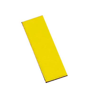 Magnetsymbole Rechtecke gelb 10x30mm 32 Stück
