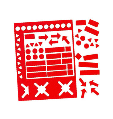 Magnetsymbole sortiert 20mm rot 30 Stück Magnetsymbole sortiert 20mm rot 30 Stück
