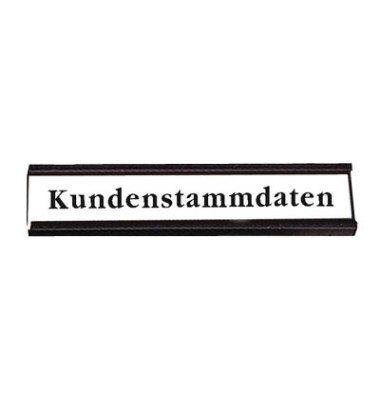 Etikettenträger für Plantafeln schwarz 15 x 60mm 63 Stück Etikettenträger für Plantafeln schwarz 15 x 60mm 63 Stück