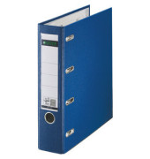 Doppelordner Color 1012-00-35, 2xA5 quer 75mm breit Pappe (RC), mit Polypropylen-Folie kaschiert vollfarbig blau