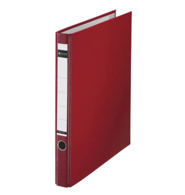 Ringbuch Color 1014-00-25, A4 2 Ringe 25mm Ring-&Oslash; Papier/Polypropylen (PP) rot