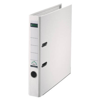 Ordner 1015 1015-50-01, A4 52mm schmal PP vollfarbig weiß