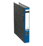 Ordner 1050 1050-50-35, A4 52mm schmal Karton Wolkenmarmor blau