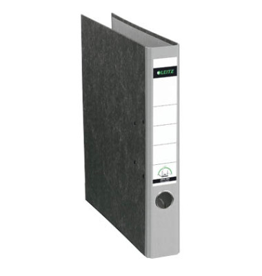 Ordner 1050 1050-50-85, A4 52mm schmal Karton schwarz/grau