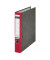 Ordner 1050 1050-50-25, A4 52mm schmal Karton schwarz/rot