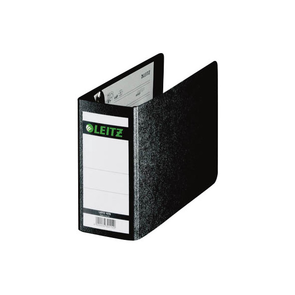 4002432301140 - - Ordner 80mm din A6 quer Werkstoff Hartpappe recycelt Material der Kaschierung außen Papier Material der Kaschierung innen Papier schwarz