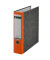 Ordner 1080-50-45, A4 80mm breit Karton Wolkenmarmor orange