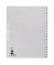 Kartonregister 1201-00-85, A bis Z, A4+, 100 g/m², graue Taben, 20-teilig