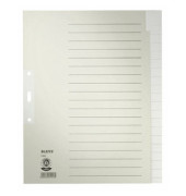 Kartonregister 1220-00-85, 20-teilig blanko, A4+, 100 g/m&sup2;, graue Taben, 20-teilig