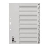 Kartonregister 1231-00-85, 1 bis 31, A4+, 100 g/m&sup2;, graue Taben, 31-teilig