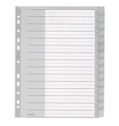Kunststoffregister 1276 12760000, 15-teilig blanko, A4+, 120µm, farbige Fenstertaben, 15-teilig
