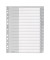Kunststoffregister 1276-00-00, 15-teilig blanko, A4+, 120&micro;m, farbige Fenstertaben, 15-teilig