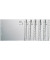 Kartonregister 1350-00-85, A bis Z, A4 halbe Höhe, 100 g/m², graue Taben, 50 x 12-teilig