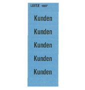 Inhaltsschilder 1507-00-00, Kunden, blau, 60x25,5mm, selbstklebend