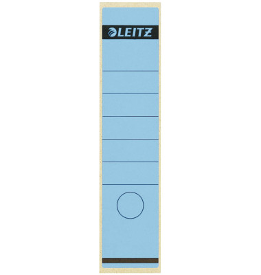 selbstklebende Rückenschilder 1640 1640-10-35 blau breit/lang 61x285mm selbstklebend permanent 