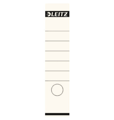 selbstklebende Rückenschilder 1640 1640-10-01 weiß breit/lang 61,5x285mm (BxH) selbstklebend permanent 