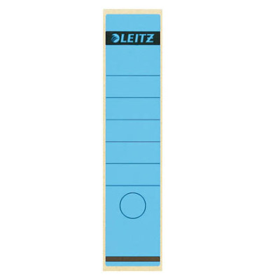 selbstklebende Rückenschilder 1640 1640-00-35 blau breit/lang 61,5x285mm (BxH) selbstklebend 