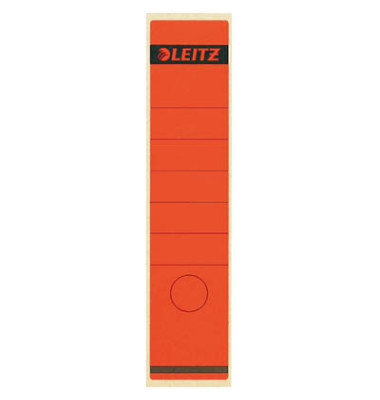 selbstklebende Rückenschilder 1640 1640-00-25 rot breit/lang 61,5x285mm (BxH) selbstklebend permanent 