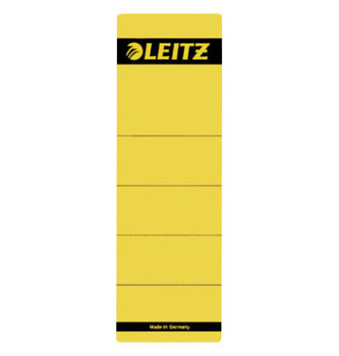 selbstklebende Rückenschilder 1642 1642-00-15 gelb breit/kurz 61,5x192mm (BxH) selbstklebend permanent 