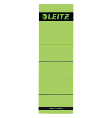 selbstklebende Rückenschilder 1642 1642-00-55 grün breit/kurz 61,5x192mm (BxH) permanent 