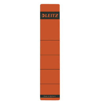 selbstklebende Rückenschilder 1643 1643-00-25 rot schmal/kurz 39x192mm (BxH) selbstklebend permanent 