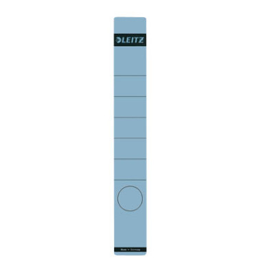 selbstklebende Rückenschilder 1648 1648-00-35 blau schmal/lang 39x285mm (BxH) selbstklebend permanent 