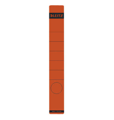 selbstklebende Rückenschilder 1648 1648-00-25 rot schmal/lang 39x285mm (BxH) selbstklebend permanent 
