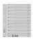 Trennblätter 1650 16500085 A4 grau 200g 