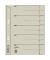Trennblätter 1655-00-85 A5 grau 200g Karton