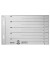 Trennbl&auml;tter 1656 1656-00-85 A5 quer grau 200g 