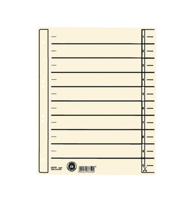 Trennbl&auml;tter 1657-00-11 A4 chamois 200g 