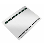 R&uuml;ckenschilder 1681-00-85, wei&szlig;, schmal/kurz, 31x190mm, einsteckbar