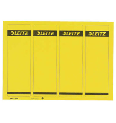 selbstklebende Rückenschilder 1685 1685-20-15 gelb breit/kurz 61,5x192mm (BxH) selbstklebend permanent 