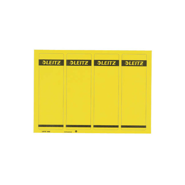 4002432332656 - selbstklebende Rückenschilder 1685 1685-20-15 gelb breit kurz 615x192mm (BxH) selbstklebend permanent  4002432332656 100 Stück
